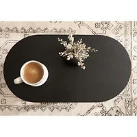 Black Wood Koji Capsule Side Table