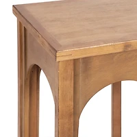 Rustic Brown Wood Arch Ella Console Table