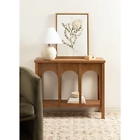 Rustic Brown Wood Arch Ella Console Table
