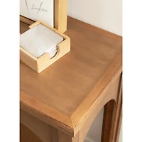 Rustic Brown Wood Arch Ella Console Table