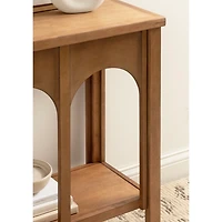 Rustic Brown Wood Arch Ella Console Table