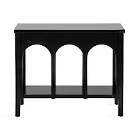 Black Wood Arch Ella Console Table