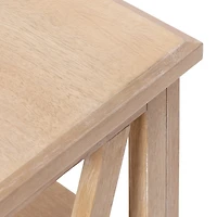 Natural Wood Broadbridge Accent Table