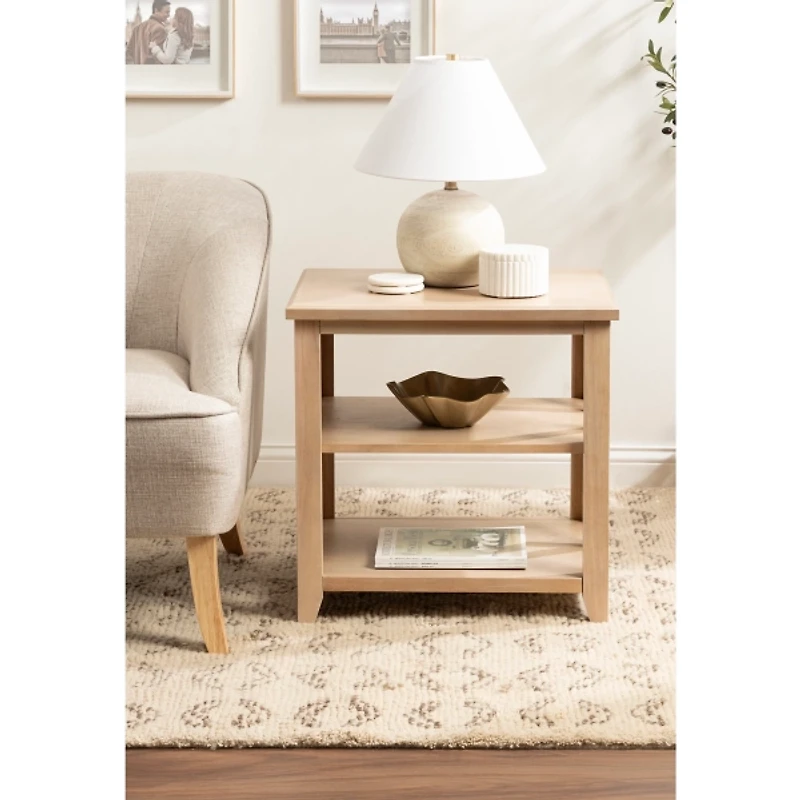 Natural Wood Broadbridge Accent Table