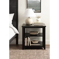 Black Wood Broadbridge Accent Table