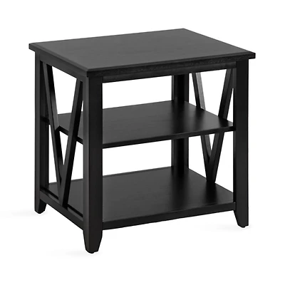 Black Wood Broadbridge Accent Table