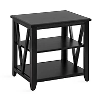 Black Wood Broadbridge Accent Table