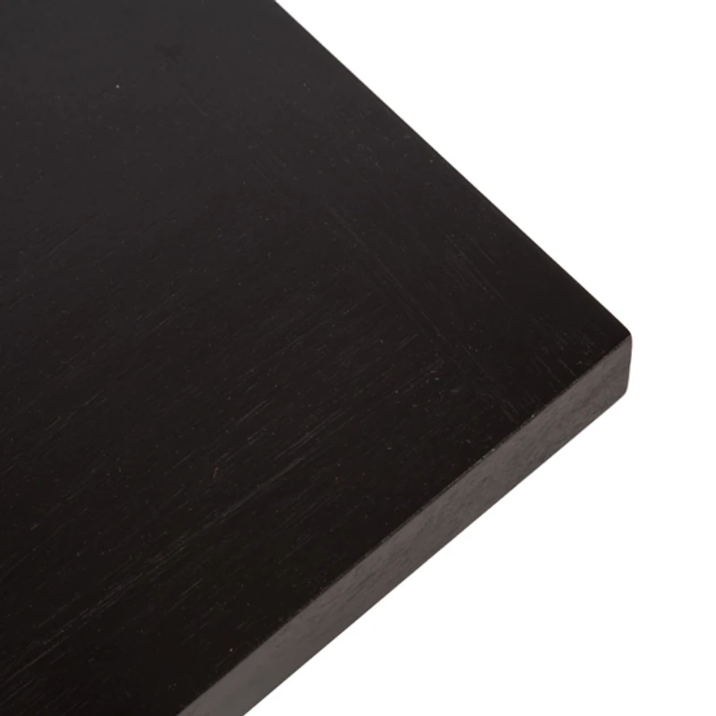 Black Wood Butterfield Pedestal Table