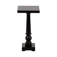 Black Wood Butterfield Pedestal Table