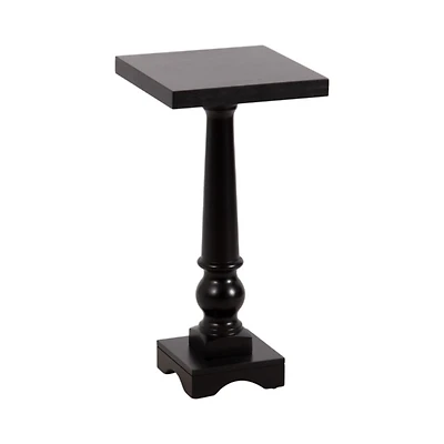 Black Wood Butterfield Pedestal Table