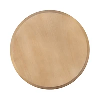 Natural Wood Round Sutherlin Accent Table