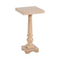 Natural Wood Butterfield Pedestal Table