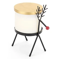 Reindeer 3-Wick Jar Candle Holder