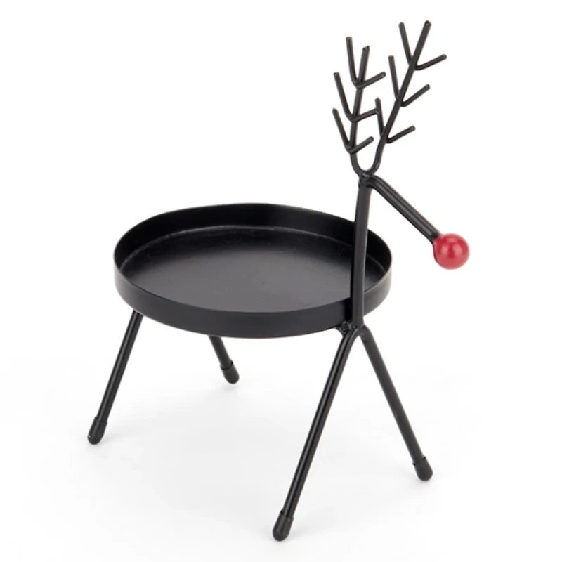 Reindeer 3-Wick Jar Candle Holder