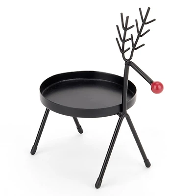 Reindeer 3-Wick Jar Candle Holder