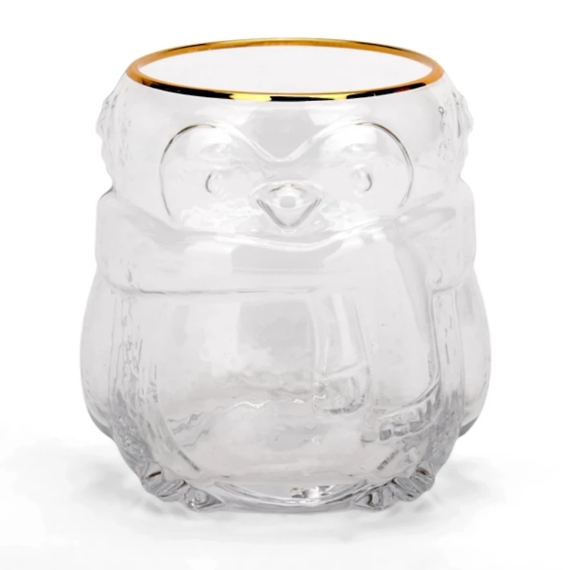 Figural Penguin Drinking Glass