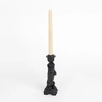 Black Dachshund Taper Candle Holder