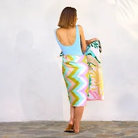 Seahorses Reversible Microfiber Beach Towel