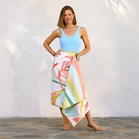 Exotic Leaf Reversible Microfiber Beach Towel