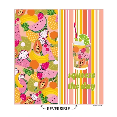 Squeeze the Day Reversible Microfiber Beach Towel