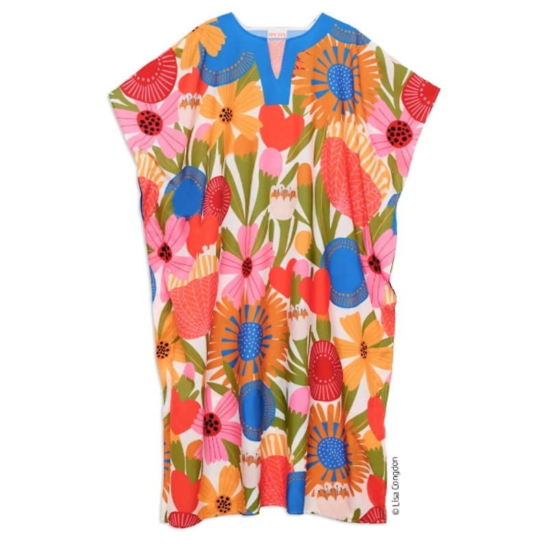 Jolies Fleurs One Size Caftan