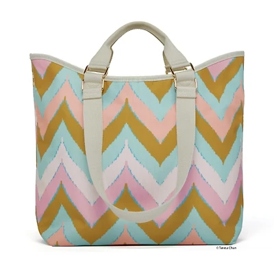 Multicolor Chevron Tote Bag