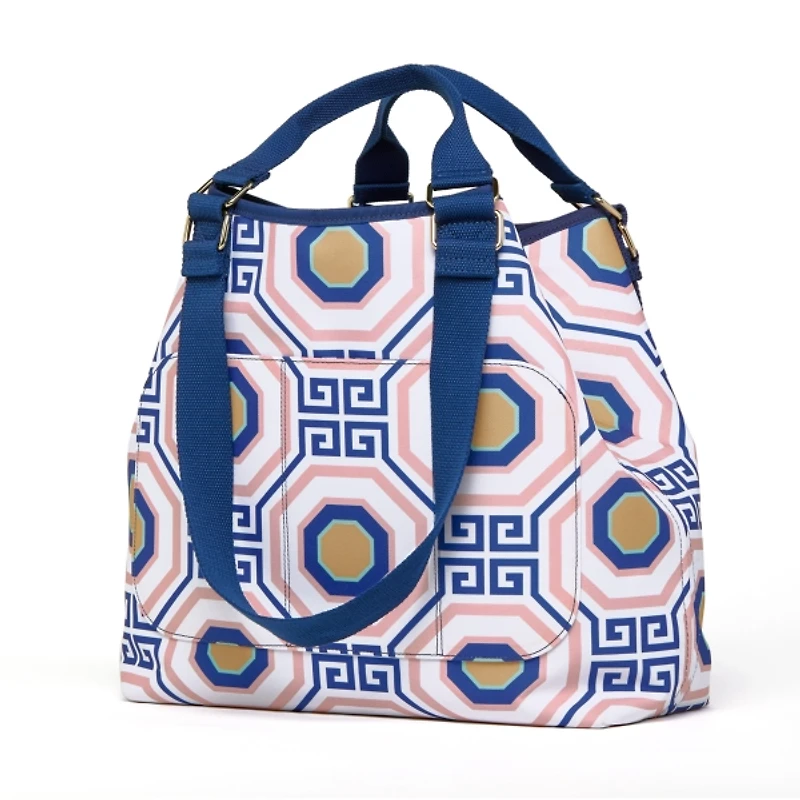 Greek Key Tile Tote Bag