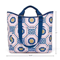 Greek Key Tile Tote Bag