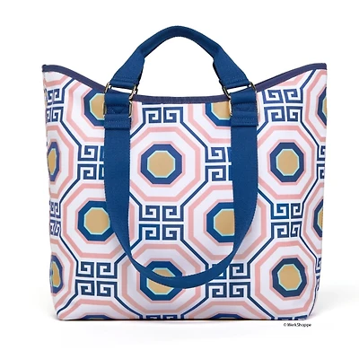 Greek Key Tile Tote Bag