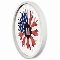 Personalized Sunflower Monogram Framed Art Print