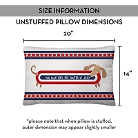 Like the Fourth of July Hot Dog Outdoor Pillow