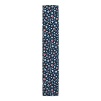 Floral Stars USA Table Runner, 90 in.