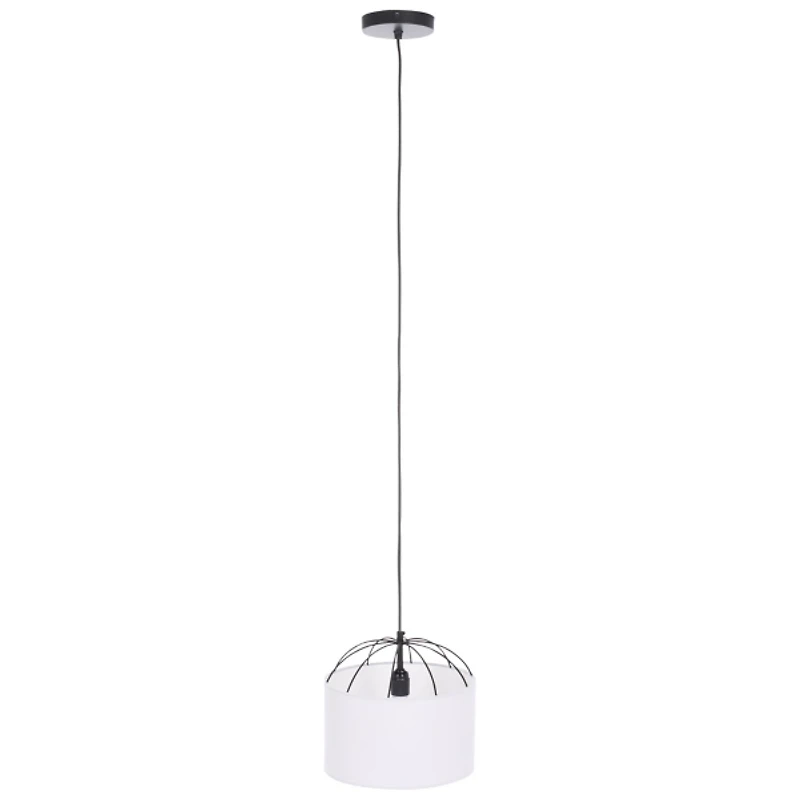 Black Iron Canopy Modern Pendant Light