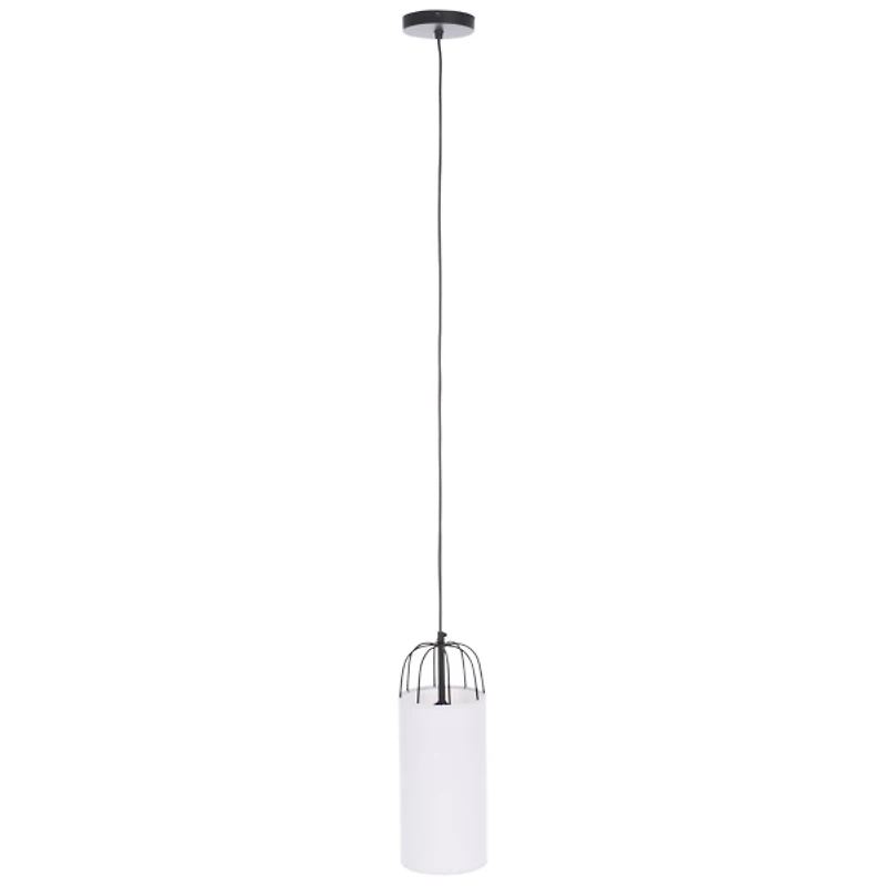 Black Iron Cylinder Modern Pendant Light