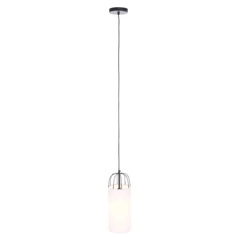 Black Iron Cylinder Modern Pendant Light