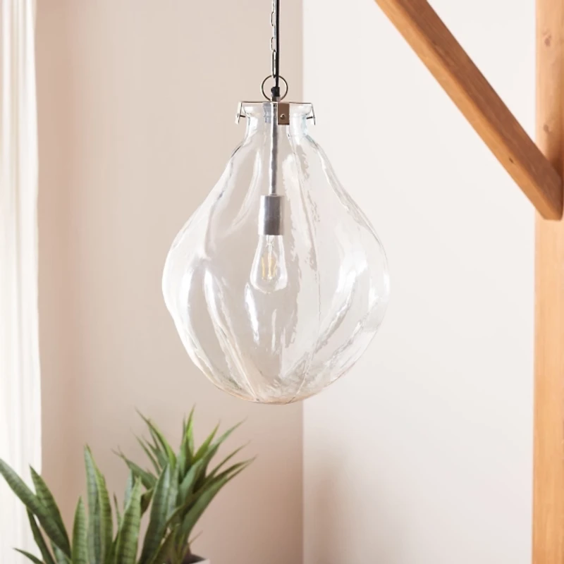 Clear Glass Hanna Pendant Light