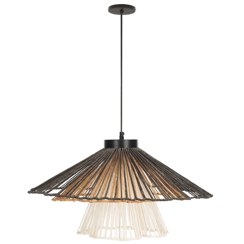 Coastal Raffia Pendant Light