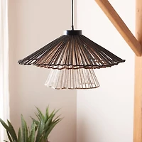 Coastal Raffia Pendant Light