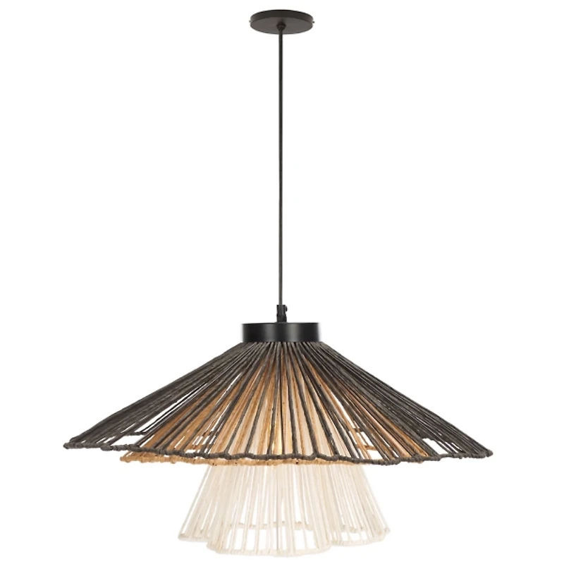 Coastal Raffia Pendant Light