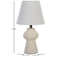 Cream Ceramic Melissa Table Lamp
