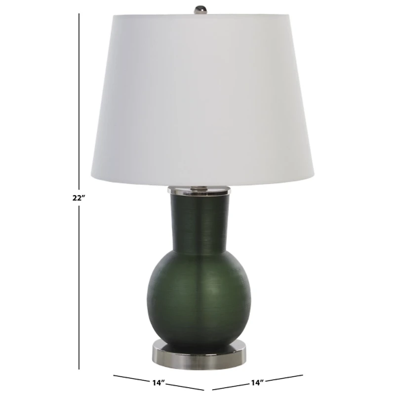 Green Glass Mariah Table Lamp