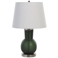 Green Glass Mariah Table Lamp