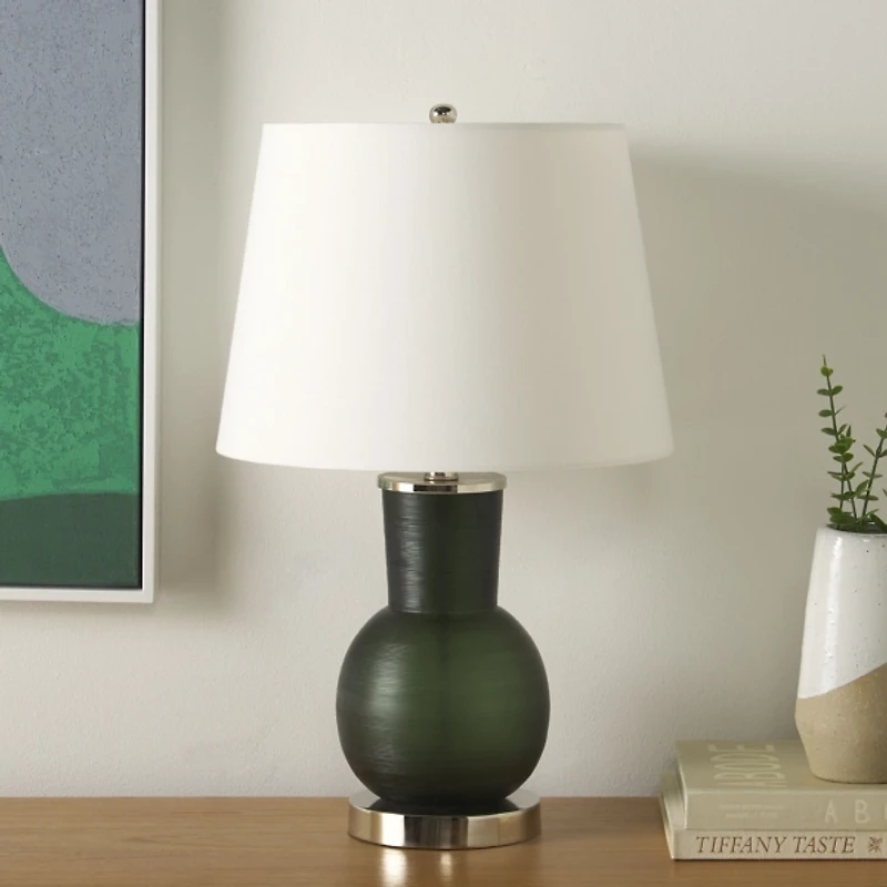 Green Glass Mariah Table Lamp