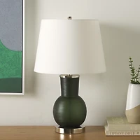 Green Glass Mariah Table Lamp