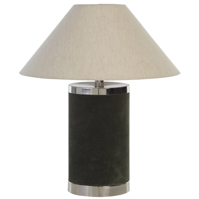 Green Velvet Pattie Table Lamp