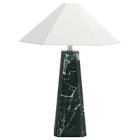 Black Marble Dolly Table Lamp