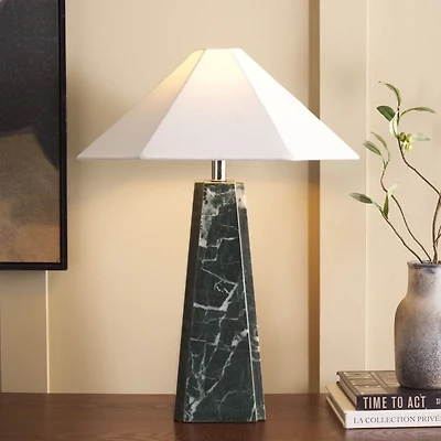 Black Marble Dolly Table Lamp