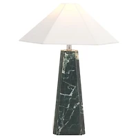 Black Marble Dolly Table Lamp