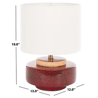 Red Ceramic Jannie Table Lamp