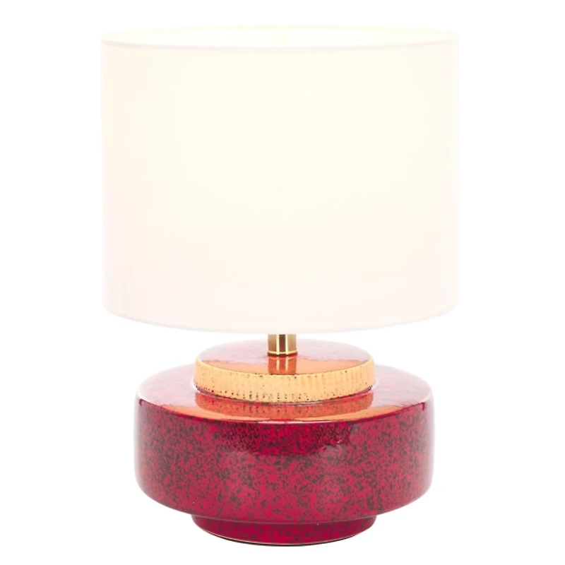 Red Ceramic Jannie Table Lamp